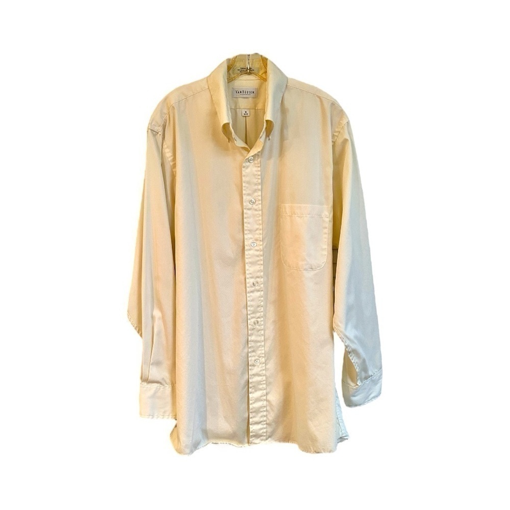VAN HEUSEN, MENS LONG SLEEVE, OXFORD SHIRT. SIZE 16–32/33